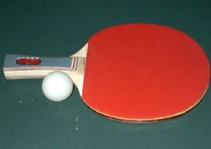 Ping Pong/Table Tennis Ball and Paddle